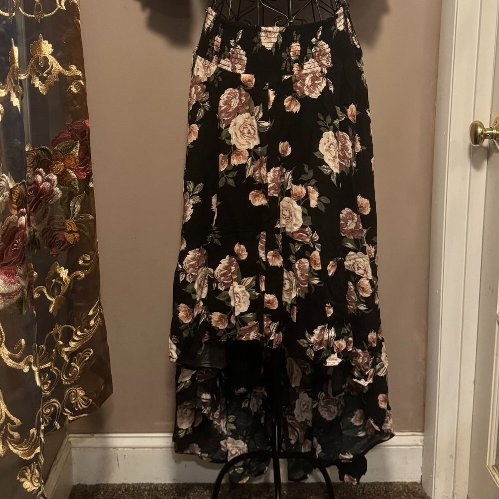 floral crop top and maxi skirt set ~ NWOT ~ XL - Picture 4 of 5